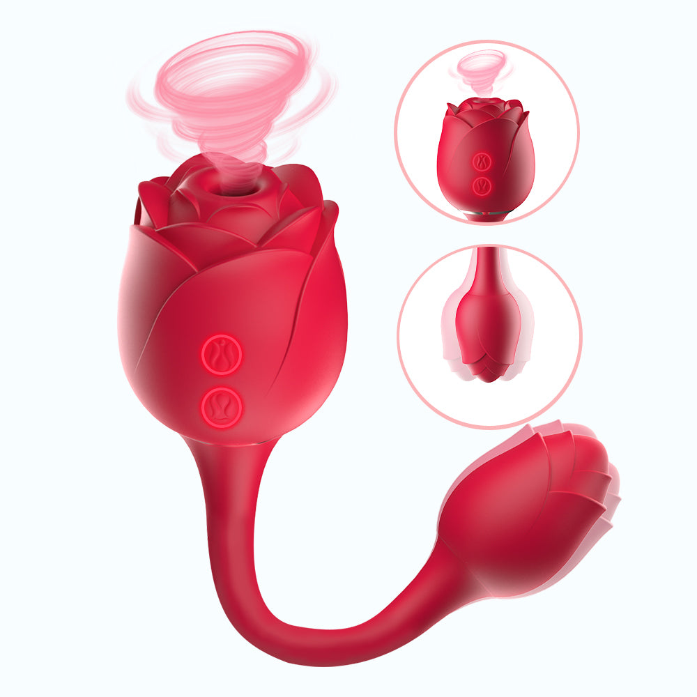 S389-3 drop shipping suction vibrator g spot rose clitoris sucking vibrator sex toys for woman photo photo