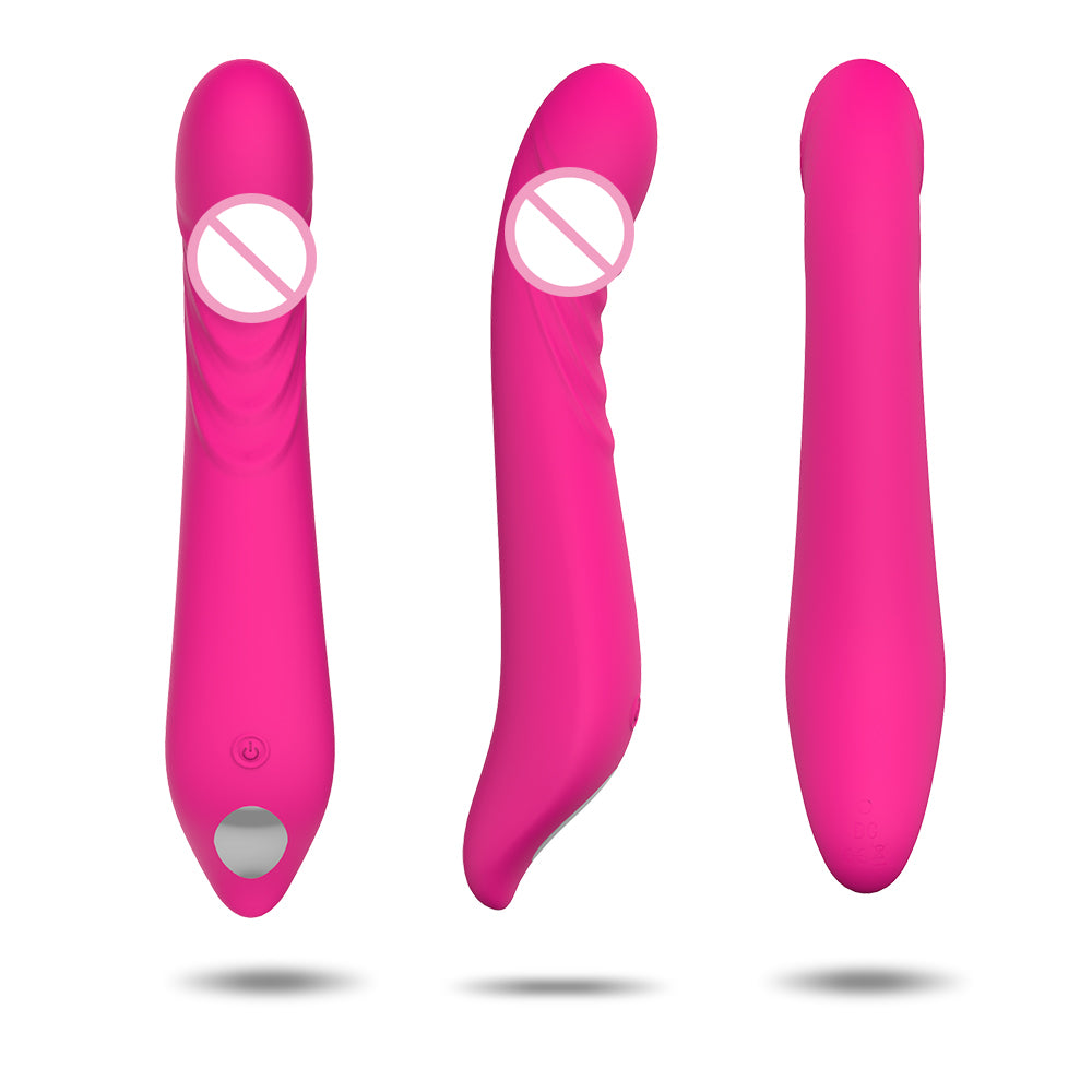 S073 9 Speeds Full Silicone Adult Dildo Vibrator For Woman Sex Toys G Foto