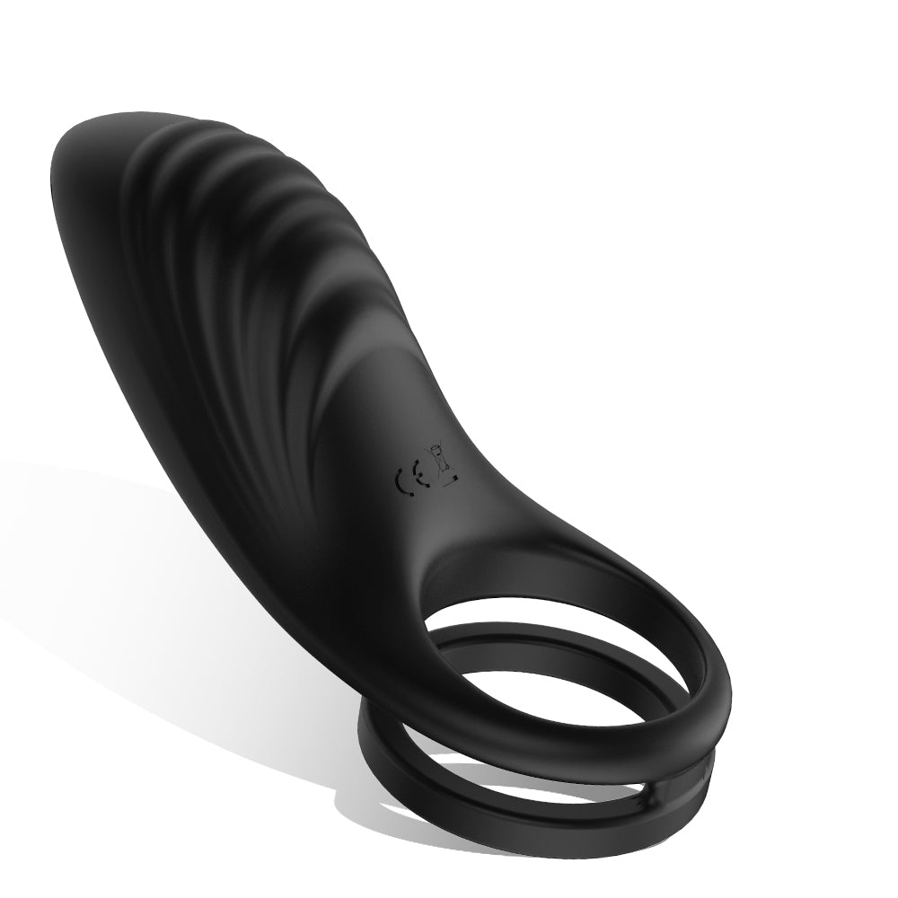 S151 Reusable ring vibrator, silicone penis ring to delay