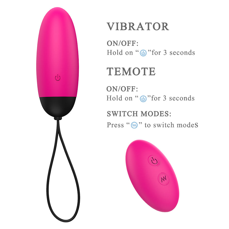 S054  Good quality sex toy women vibrator wireless remote controlled vibrator