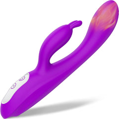 S103 Amazon hot selling G spot rabbit vibrator with heating function for women vagina clitoris stimulation