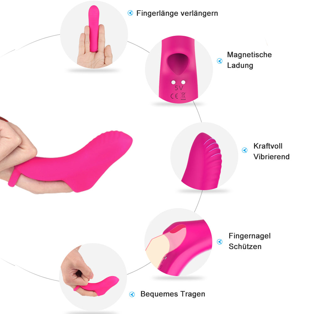 S116-2 remote control finger sleeve vibrator female masturbator g spot vagina finger vibrators for women clitoris stimulator