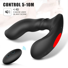 S115-2  Silicone Remote Control Anal Dildo Sex Toys Prostate Massager Butt plug vibrator For Women Men Couple