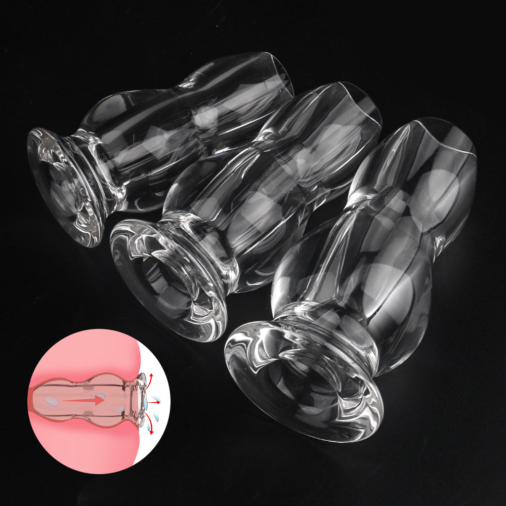 S264  Original factory Acrylic endoscopic anal plug Large butt plug anal toys for men sex toys anal for women