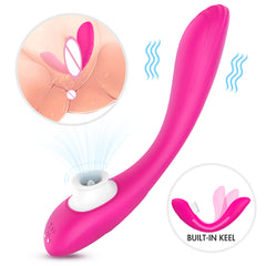 S204 2 in 1 g spot vibrator nipple pussy sucking sex breast massage machine clitoral sucking vibrator for women adult sex toy