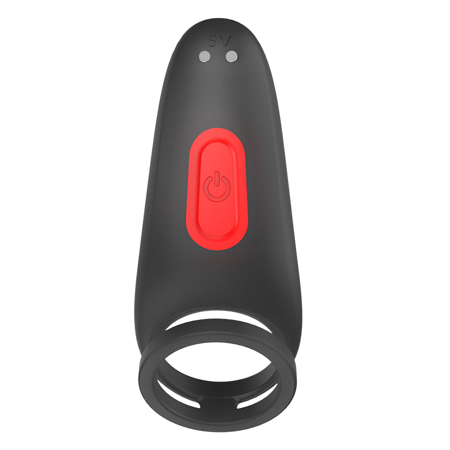 S151 Reusable ring vibrator, silicone penis ring to delay ejaculation time and clit stimulation