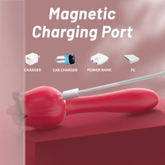 S361-6 drop shipping g spot rose vibrator rose licking tongue vibrator sex toys for woman
