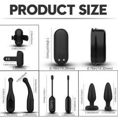 S430  drop shipping anal plug g spot vibrators finger sleeve vagina vibrator sex toy sets