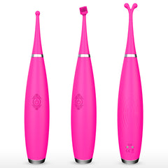 S101-2  Adult Products 9 Modes G-spot Clitoris Dual Vibrating Stick Waterproof Multi-speed Vibrator