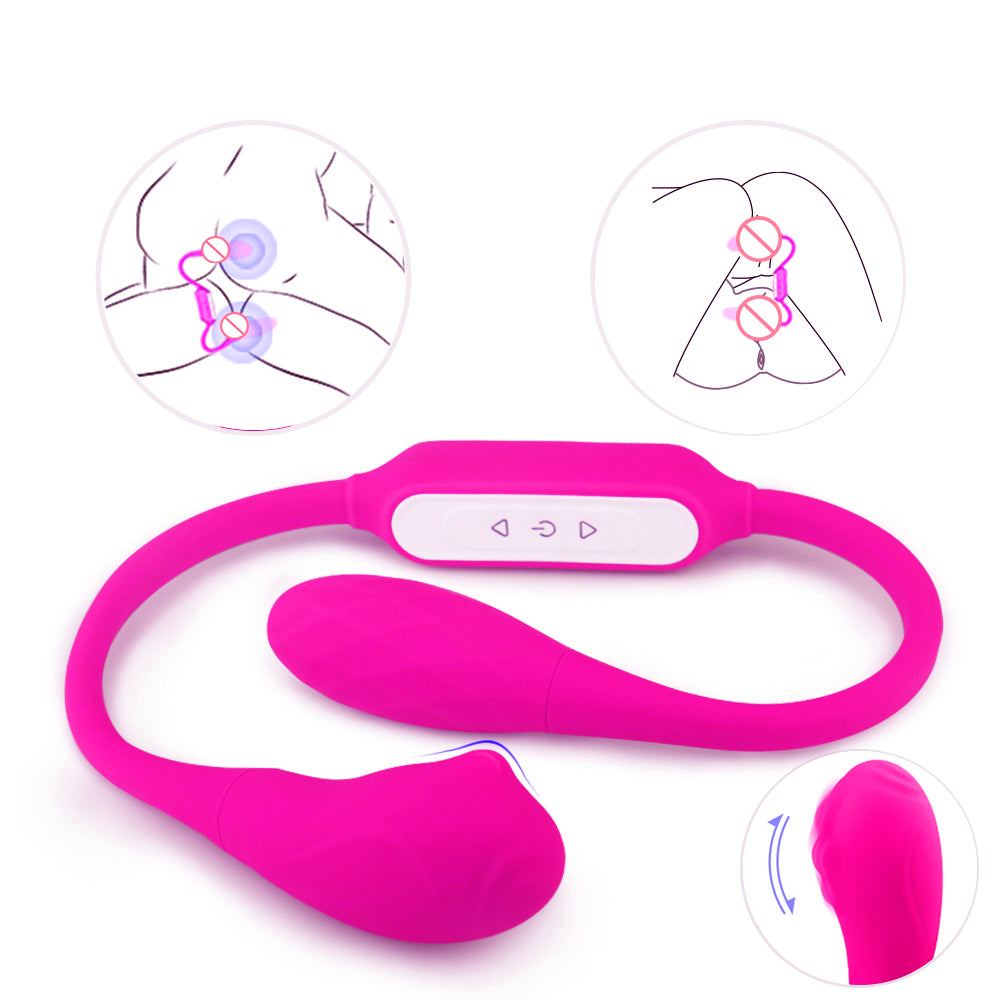 S238 rope shape 2 double end motors G spot nipple clitoral stimulate adult sex toys vibrator for women,lesbian
