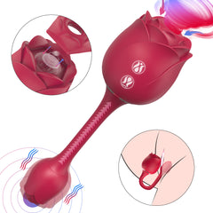 S389-3  drop shipping suction vibrator g spot rose clitoris sucking vagina vibrator sex toys for woman