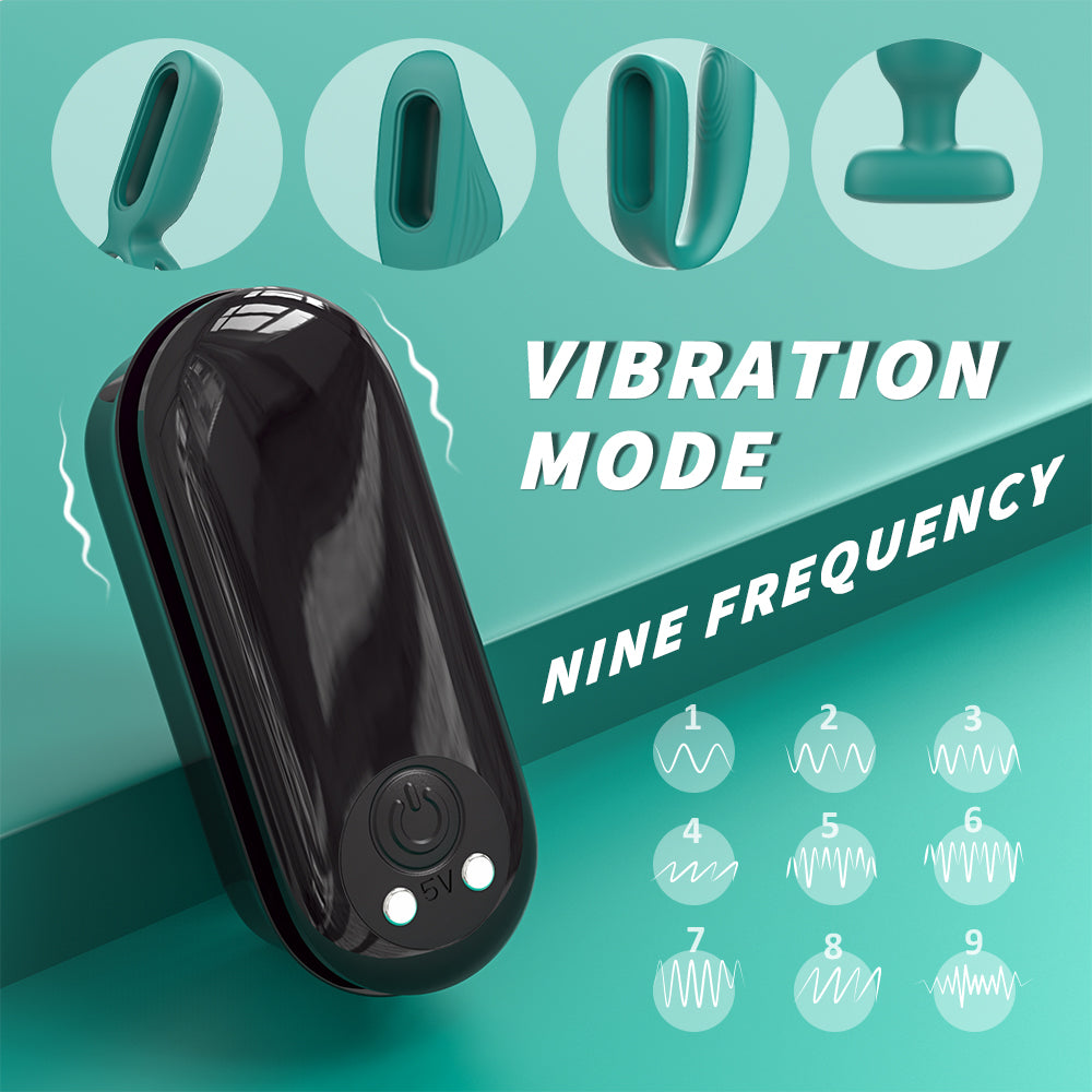 H013-2 drop shipping dildo vibrator panty vibrator sexy underwear anal plug cock ring couple sex toy sets