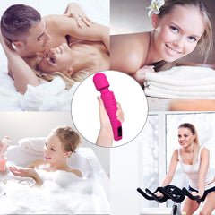 S042 Star Massager  Factory direct supply rechargeable cordless body massage vibrator for women powerful personal handheld wand massager