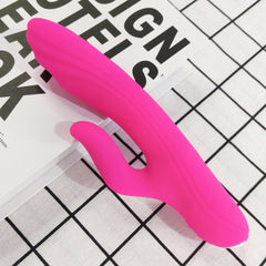 S185  Rechargeable 100% waterproof silicone Finger rabbit vibrator female sex toy vagina vibrator for masturbation