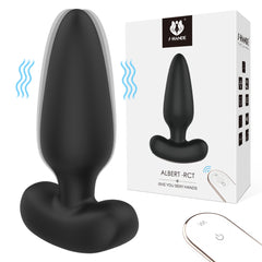 S275-2 soft silicone electro wearable anal plug vibrator remote sex toy women anal vagina vibrator male prostate massager