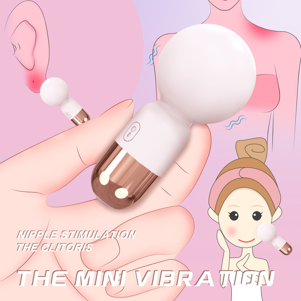 S438 Mini av Wand Massager clitoris breast vibrator sex toy personal Neck Shoulder Back Body xxx vidoesMassage