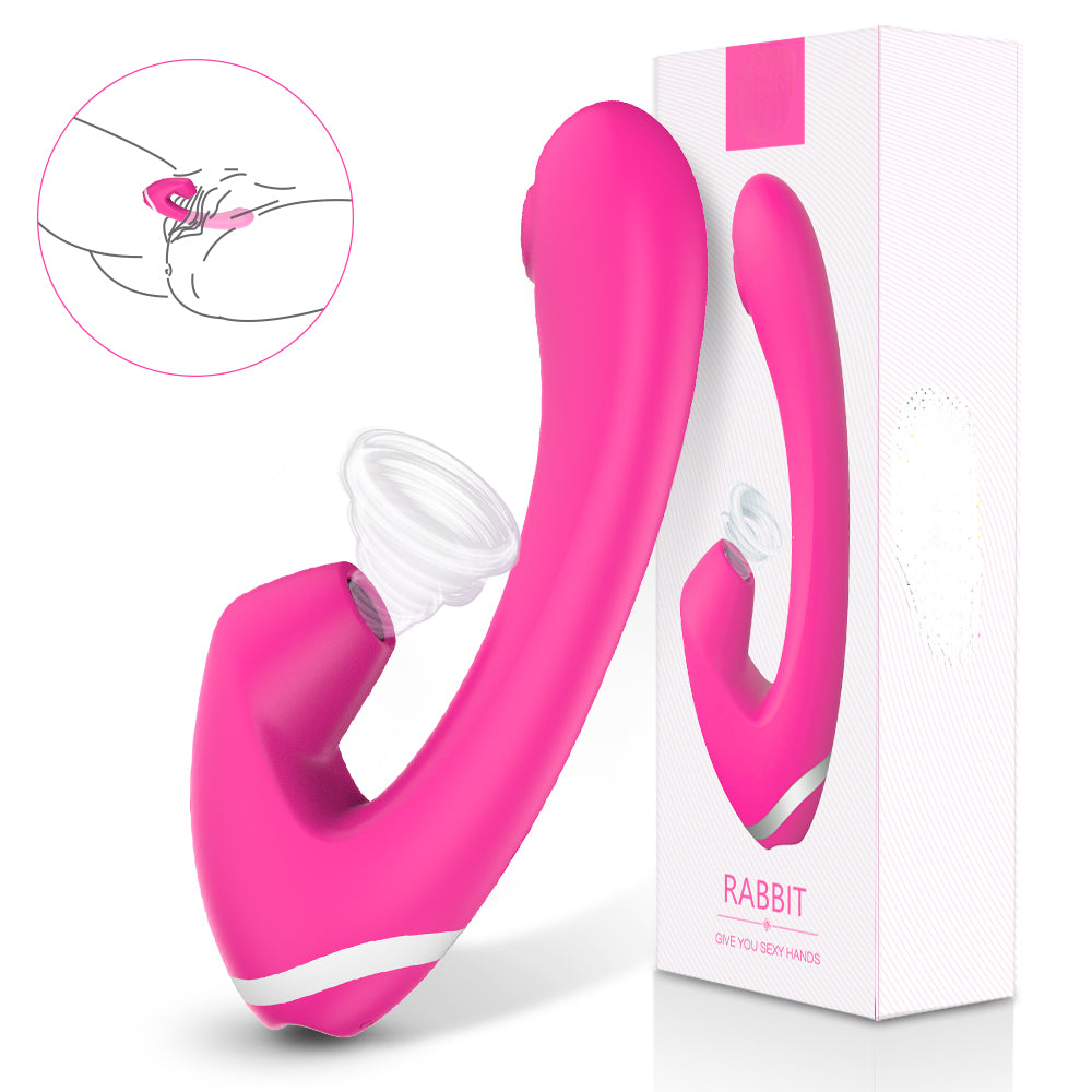 S048 factory price best quality sucking and vibrating sex toy vibrator for female Clitoral Stimulator & G-Spot vibrator