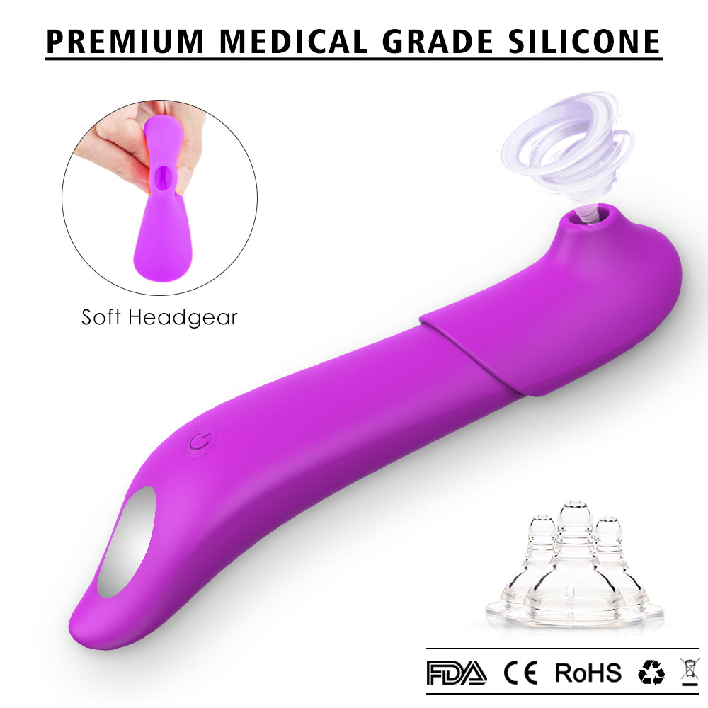 S039-2 Original factory grade silicone sucking japanese clitoris women sex toy vibrator suction artificial sex toys for men