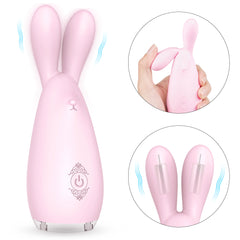 S081  Lovely Sex Products Clitoris Nipple Stimulator Women Adult Sex Toys Vibrating Massage Mini Rabbit Vibrator