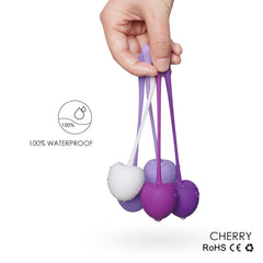S011   5pcs Silicone Vagina Kegel Exercise Doctor Recommended Pelvic Floor Exercises ben wa ball Vibrating