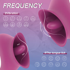 H003 Silicone Snails Tongue Toy Vibrating Licking Clitoris Vibrator In Sex Products Women