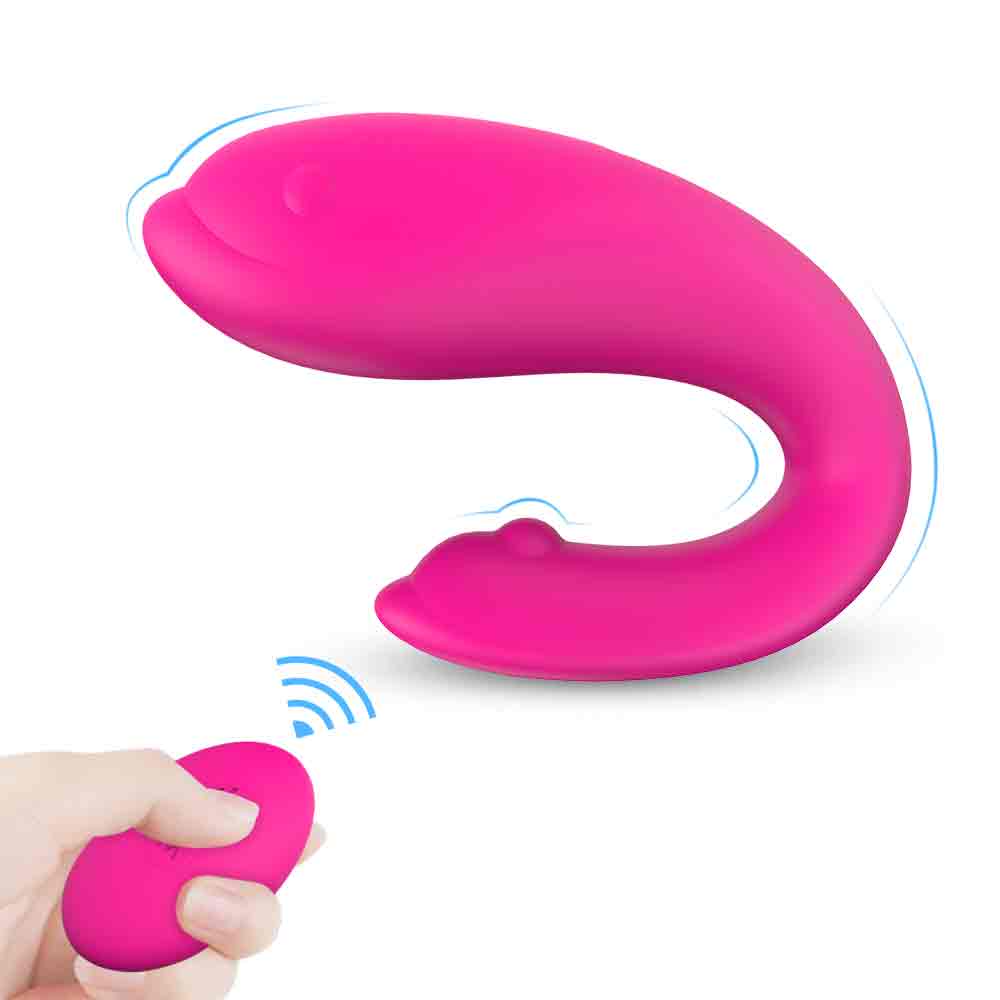 S071-2  remote control couples sex toys dolphin vibrator for women adult clitoris stimulate g spot vaginal vibrator wireless