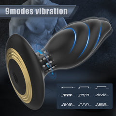 S405  drop shipping remote control adult soft silicone anal plug vibrator sex toy for men