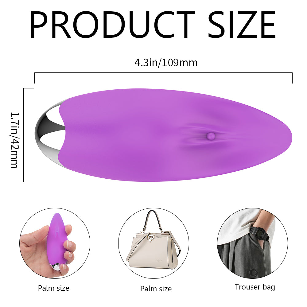 S226  Amazon Hot Sale japanese Soft silicone clitoral wearable vibrators tongue ass licking massager in sex products women