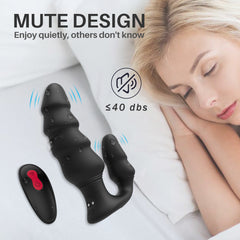 S198-2  9 Vibrations Remote Control Anal Beads Dildo Prostate Massage Vibrating For Sex Toys P G Spot stimulation Men Women