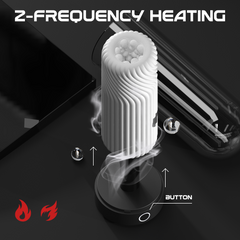 S458 New Arrival 2 Heating modes TPE penis stimulation electric male masturbator cup