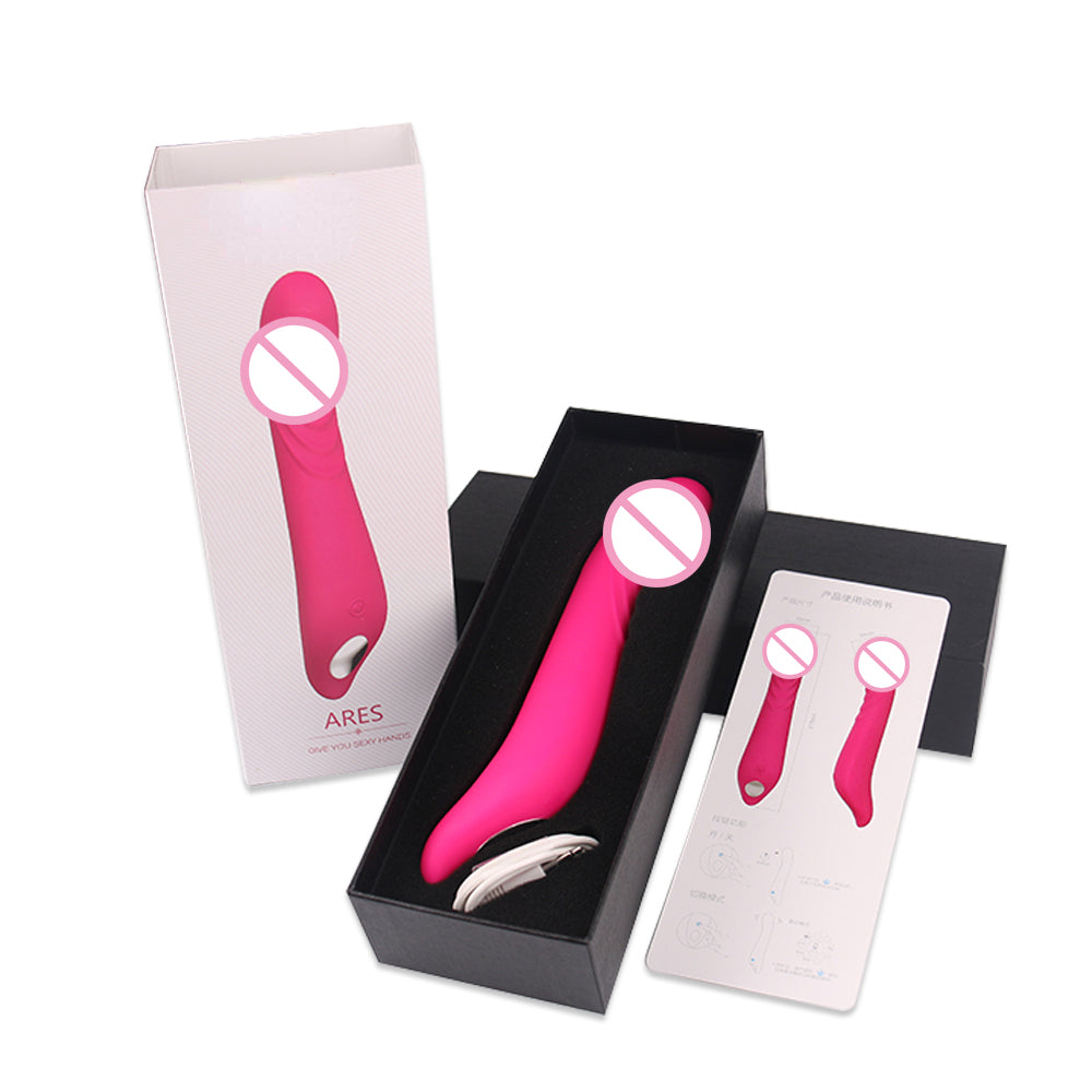 S073 9 Speeds Full Silicone Adult Dildo Vibrator For Woman Sex Toys G image