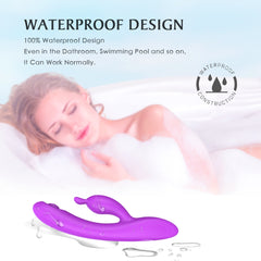 S095 Sex Products Dual Motor Vagina Penis Dildo Massage Adult Sex Toy Women Rabbit vibrator sex toy women