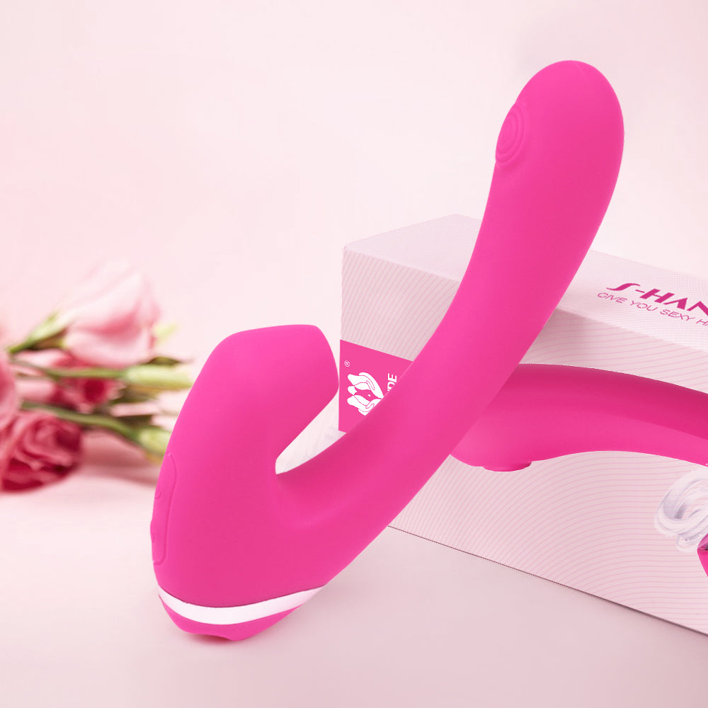 S048 factory price best quality sucking and vibrating sex toy vibrator for female Clitoral Stimulator & G-Spot vibrator