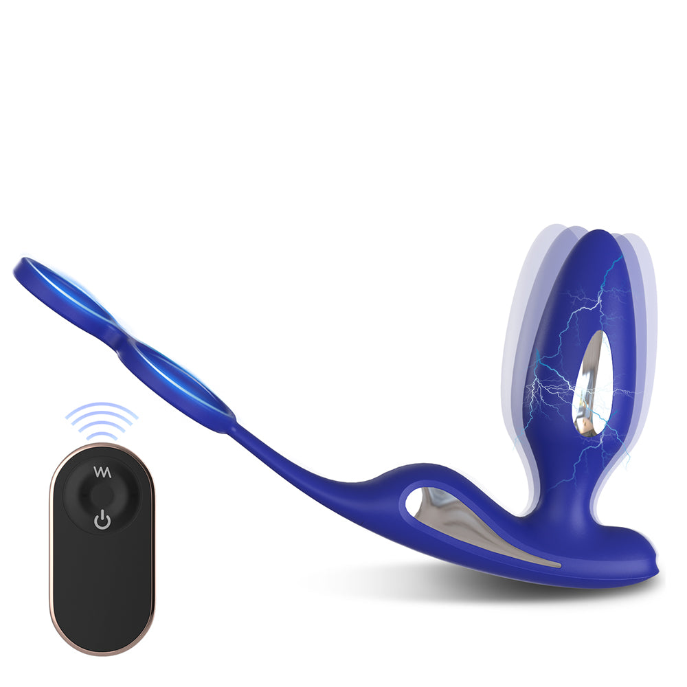 S426-2 juguetes sexuales electric shock vibrating anal plug pour femme