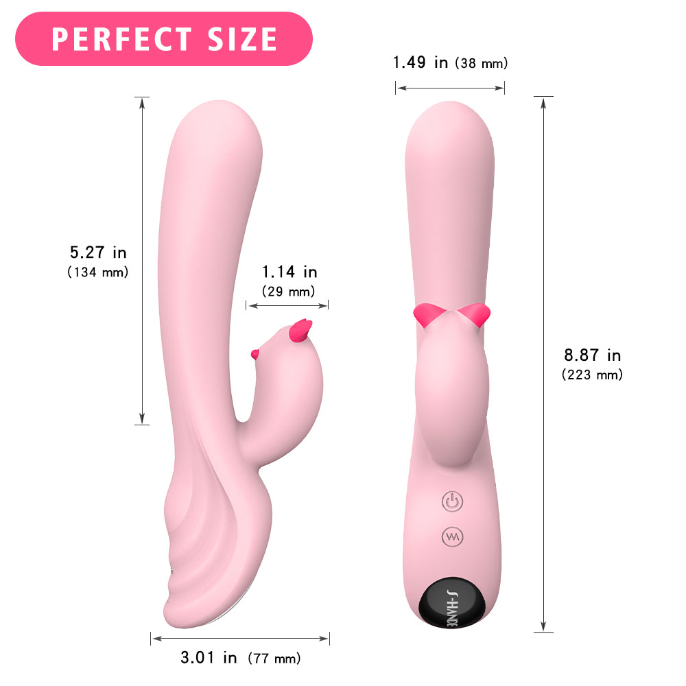 S079 New Wholesale soft Silicone Waterpoof adult Rabbit Vibrators sex toy for women, G-spot Dildo Vibrator female