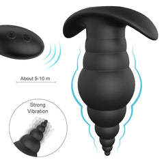 S117-2 Wholesale High quality low price Silicone ABS Anal toys Adult Products Vibrating Butt Plug