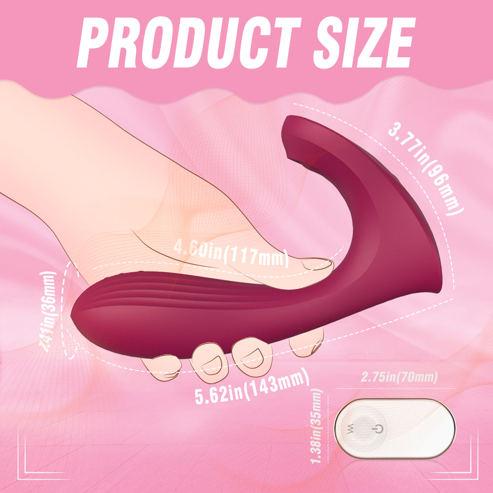S368-2 2 IN 1 Remote control Wearable Butterfly Vibrating Panties G P Spot Clitoris Stimulation l Sex Toys For Women