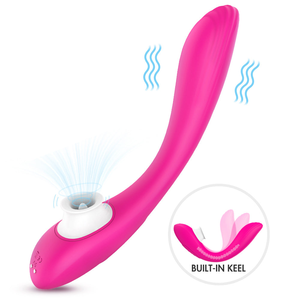S204 wireless personal tongue sucking vibrator clit remote control g spot women sucking sex toy nipple clit sucker