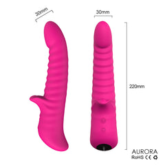 S043 Fantastic new sex toy realistic dildo vibrator rotating head for g spot