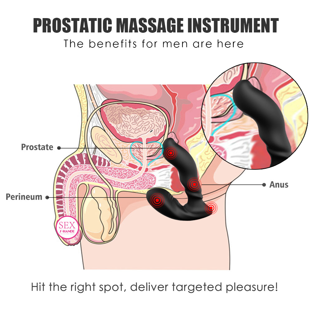 S115-2  Silicone Remote Control Anal Dildo Sex Toys Prostate Massager Butt plug vibrator For Women Men Couple