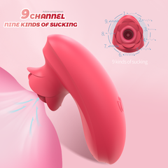 S373 10 Speeds Rose nipple clitoris sucking vibrator for women mustrbation