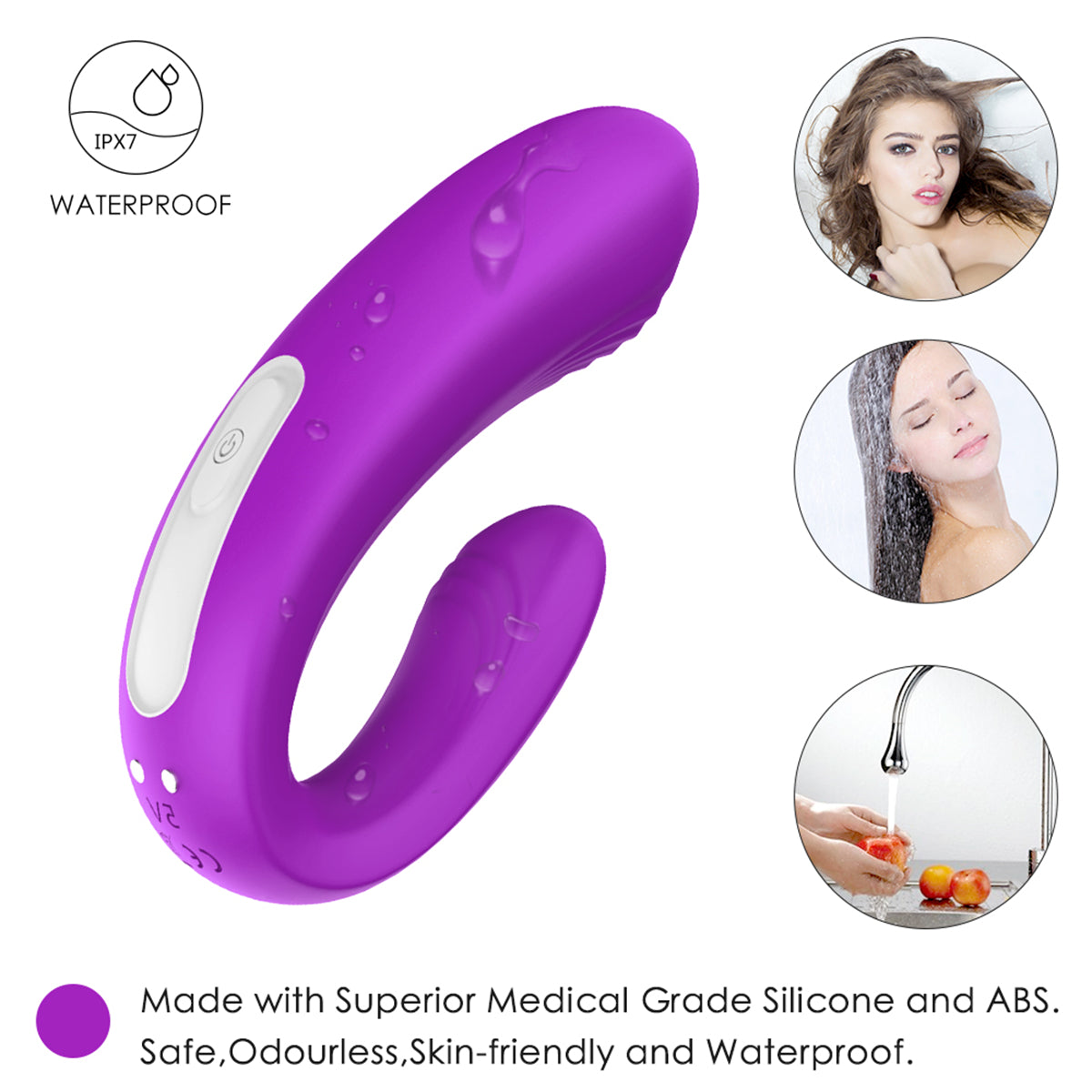 S130-2 Silicone wholesale oral sexual clit remote control g spot vibrator rechargeable women couple vibrator sex toy couples