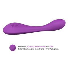 S032-2 USB Rechargeable Waterproof Dildo Vibrator Natural Vibrations 9 Modes Silicone Women G Spot Vibrator