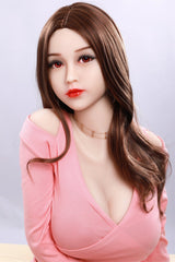 165cm Canace Big Breast Pink Girl Sex Doll Super Model Full Size Real Skeleton Solid Sex Doll TPE exotische Sexpuppen Roboter Sexpuppe Technologie kurze Sexpuppen