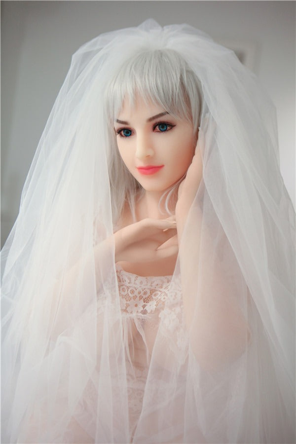 AIBEI 158cm  Reign  Realistic Chubby Thick  Silver Hair Sex Doll