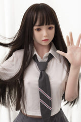 158cm Aleah Pretty Asian sex doll Most Realistic Japanese Sex Doll  ( Silicone Head )