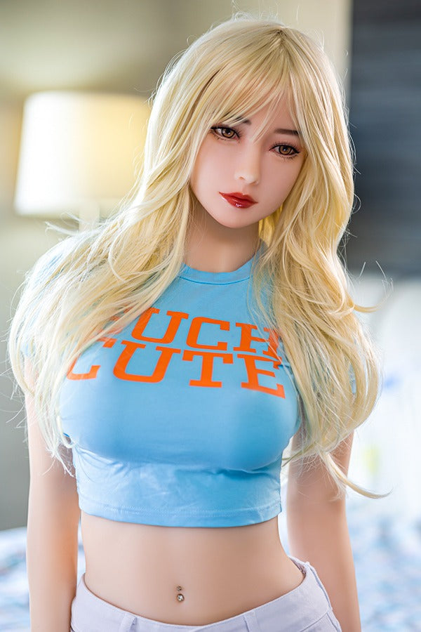 AIBEI 158cm Lyanna  High Quality Sex Dolls Fair-skinned Blonde Sex Doll