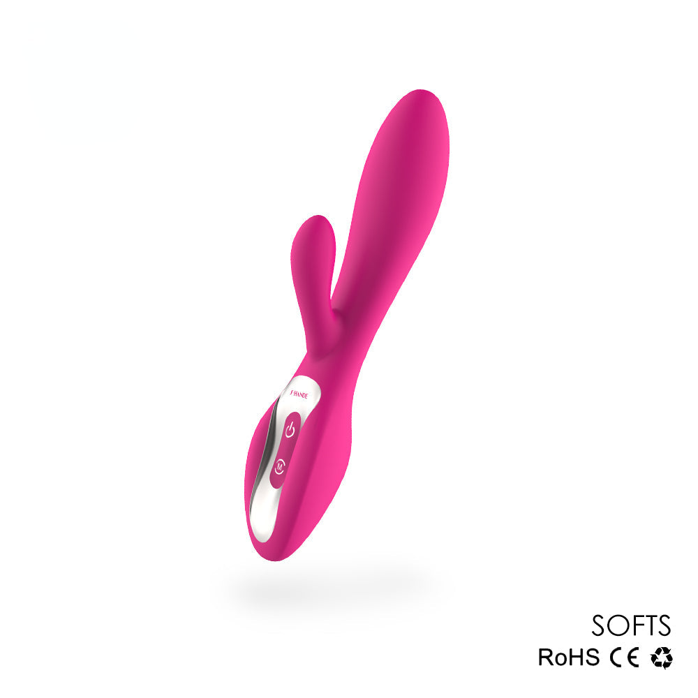 S004 New Product Double Motor 9 Vibration Modes Women Vagina Stimulate G Spot Sex Toy  Rabbit Viibrator