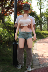 Dollunion Torso | 21kg Big Gel Breast with hands Half Body Torso Doll Sex life sized Metel Skeleton sex doll