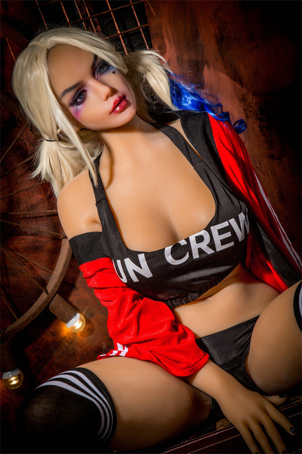 QITA 170cm Kamryn  Tall and pretty  Life-Size COS Harley Quinn Sex Doll